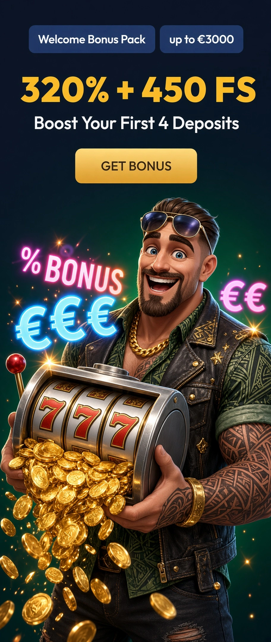 Προεπισκόπηση σελίδας συνεργάτη του Gangsta casino